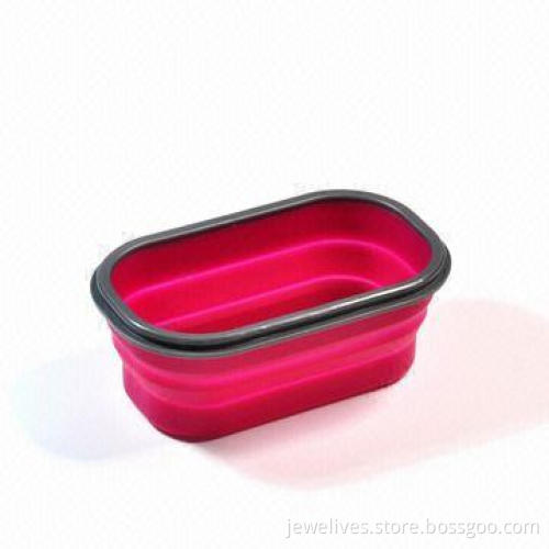 Collapsible Lunch Box with Cover, Big Products with Small Space